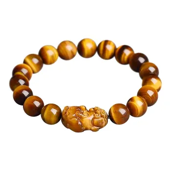 ZKY Tiger's Eye Stone Jade Bracelets Unisex