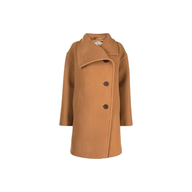 Acne Studios Coats Women's Brown-0