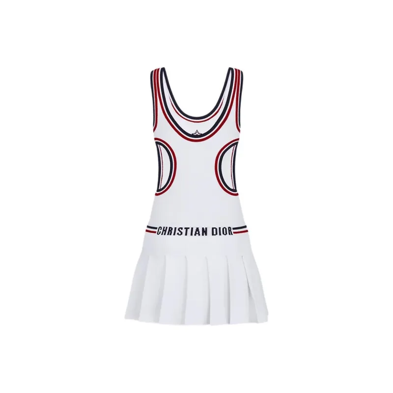 DIOR Vibe Sleeveless Dress Women's White-1