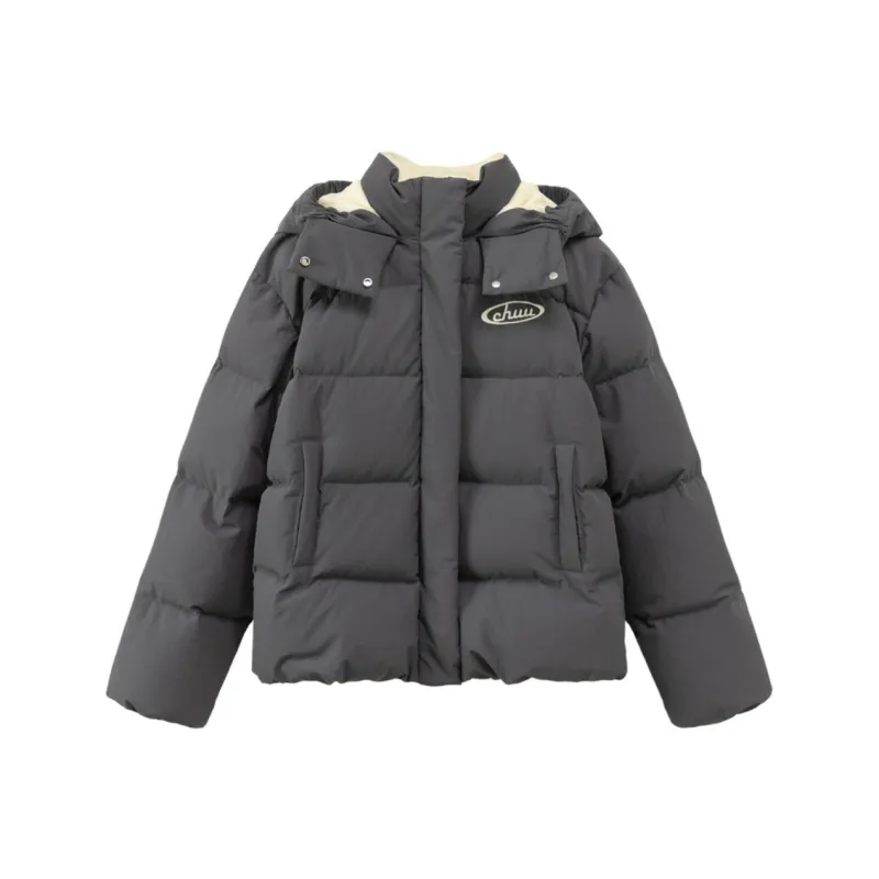 CHUU Cloud Cream Puff Down Jacket Women's Light Gray-2