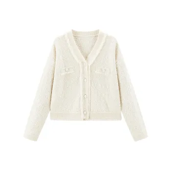 LEDIN Knitwear Women's Mist White