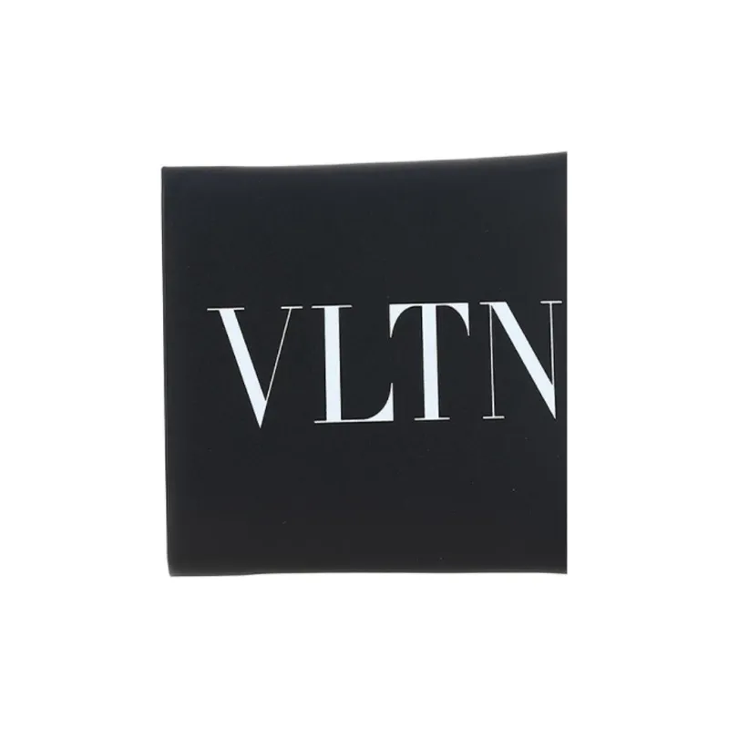 Valentino GARAVANI Calfskin Card Holder, Wallet Men's Black-3