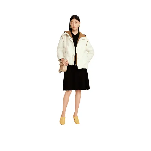 Yiner 아이보리 여성 다운 재킷
