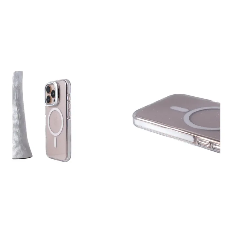 DEPA PC Material Glitter Lens Stand Magnetic Phone Cases Compatible With Apple 15/16 Collection Girlish-1