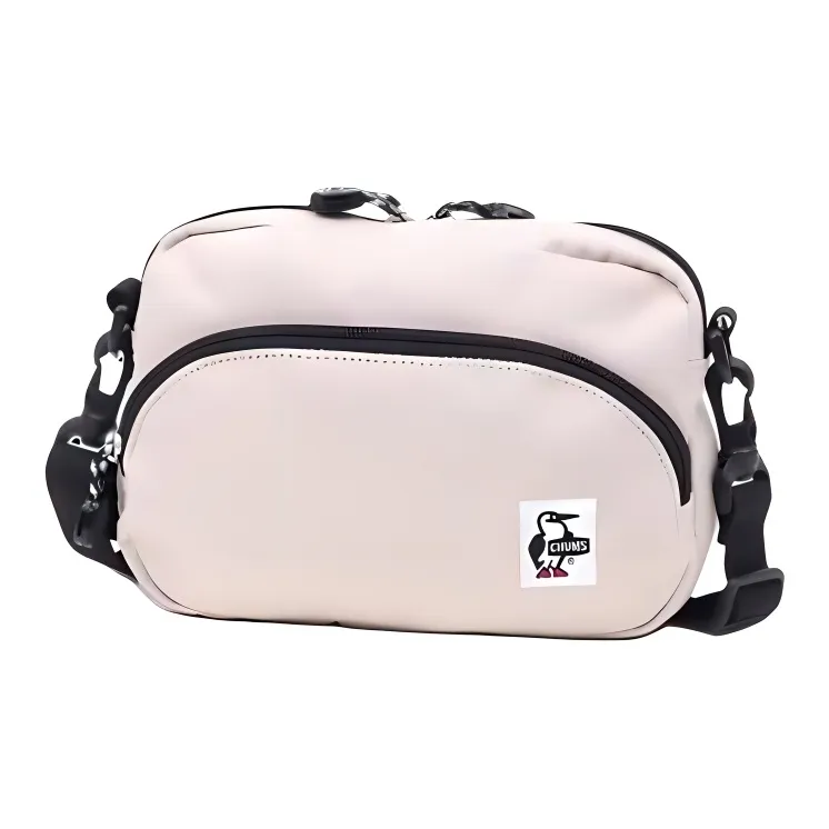 CHUMS Polyester Shoulder Bag Unisex Beige-0