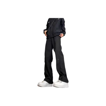 NAXUSTO Casual Pants Unisex Black