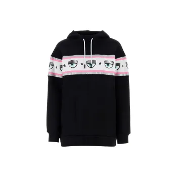 CHIARA FERRAGNI Long Sleeved Drawstring Hoodie