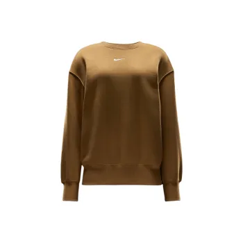 Nike Sportswear Phoenix Fleece Sweatshirt Women's Linen Brown