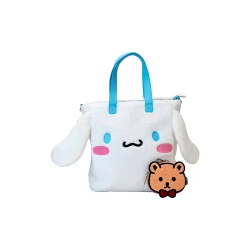 Sanrio Polyurethane Tote Bag, Shopping Bag, Shoulder Bag, Handbag Women's White