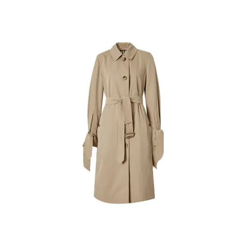 Burberry Coats Women's Khaki