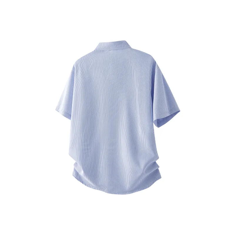 SOIE Shirt Unisex Yellow With White Stripes-41