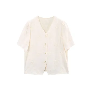 A Paradise For Awakening Shirt Women's Beige