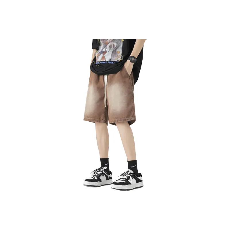 Evil Lions Denim Shorts Unisex-14
