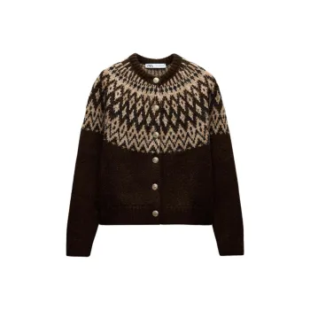 ZARA Knitwear Women's Brown