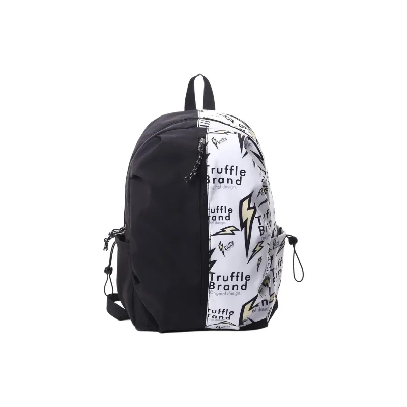 HCXK Nylon Backpack Unisex Black/White/Gray-6