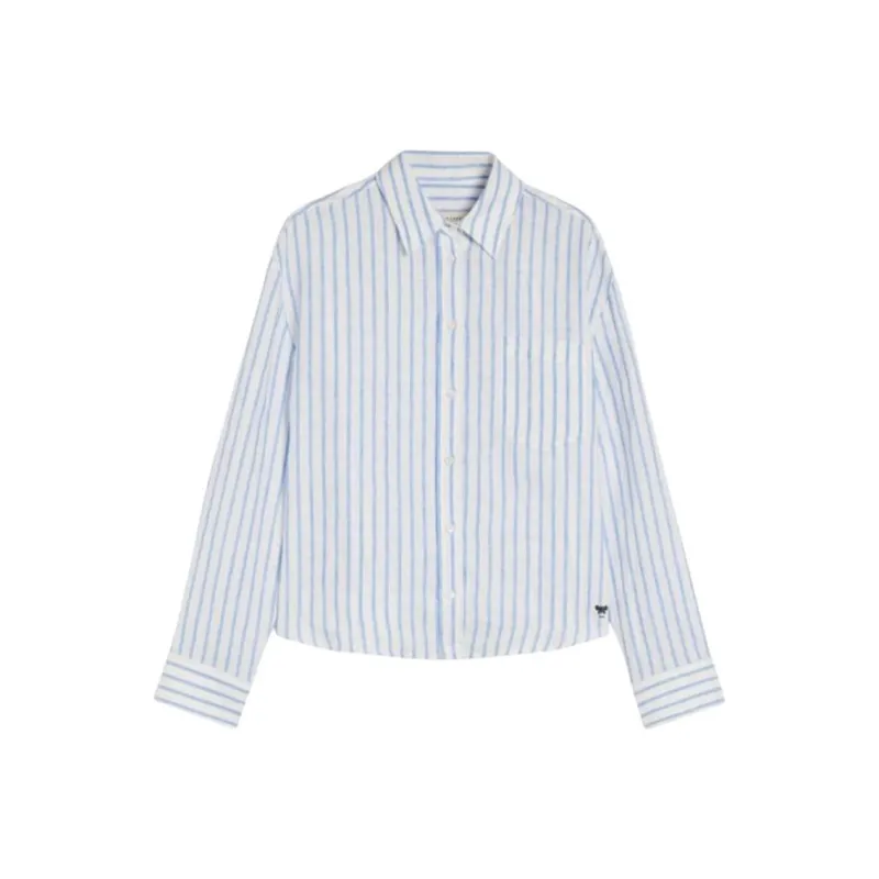 WEEKEND MaxMara Nolana Striped Button up Shirt-0