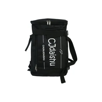 Yalu Nylon Backpack Regular Unisex Black/Silver/Red/Army Green