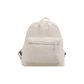 HCXK Polyester Backpack Women's Black/White/Pink/Dark Brown