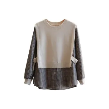 Korean Style Knitwear Women's Beige