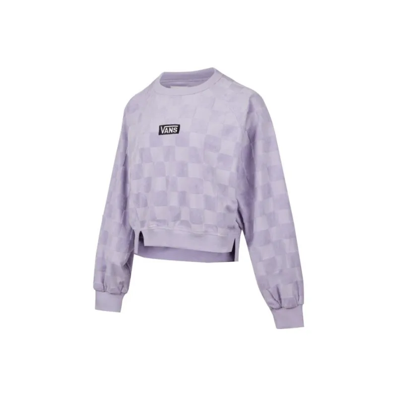 Vans BURN OUT Sweatshirt Women's Purple-0
