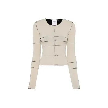 Vetements Intarsia knit Long sleeved Top