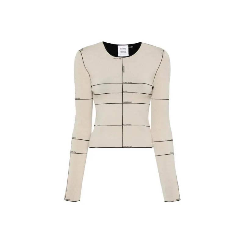 Vetements Intarsia knit Long sleeved Top-0