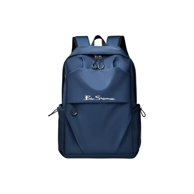 BEN SHERMAN Oxford Backpack Men's Black/Gray/Blue-7