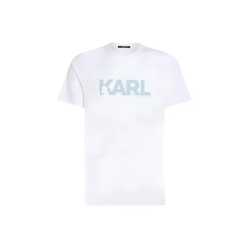 KARL LAGERFELD / Karl Lagerfeld Jeans Logo print Organic cotton T shirt-1