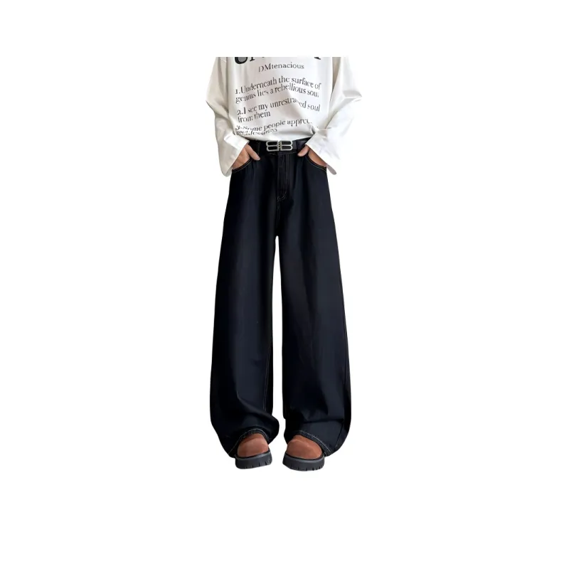 BENGEN Jeans Unisex Black-0