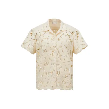 Moncler Floral Macramé Shirt