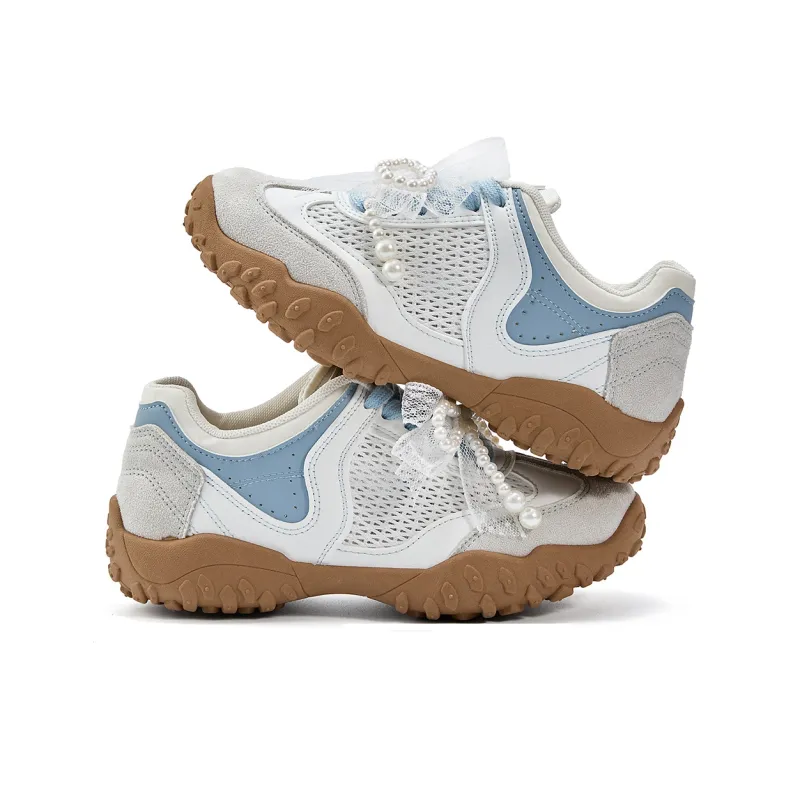 La Chapelle Cushioning, Slip Resistant, And Breathable Low Top Casual Shoes Women's Blue-3