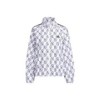Adidas ALLOVER PRINTWindbreaker Jackets Coats Women's White