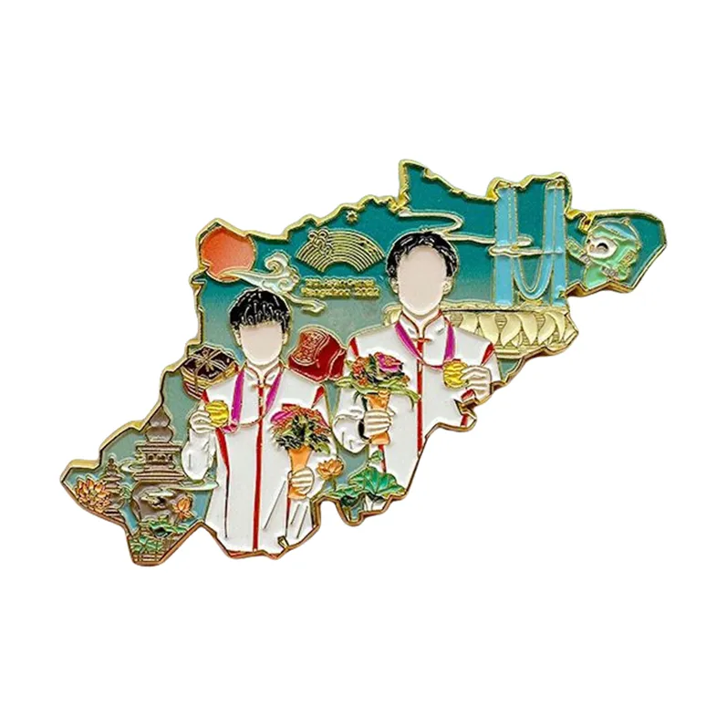 FEIERDUN Table Tennis Souvenirs Badges Unisex-11