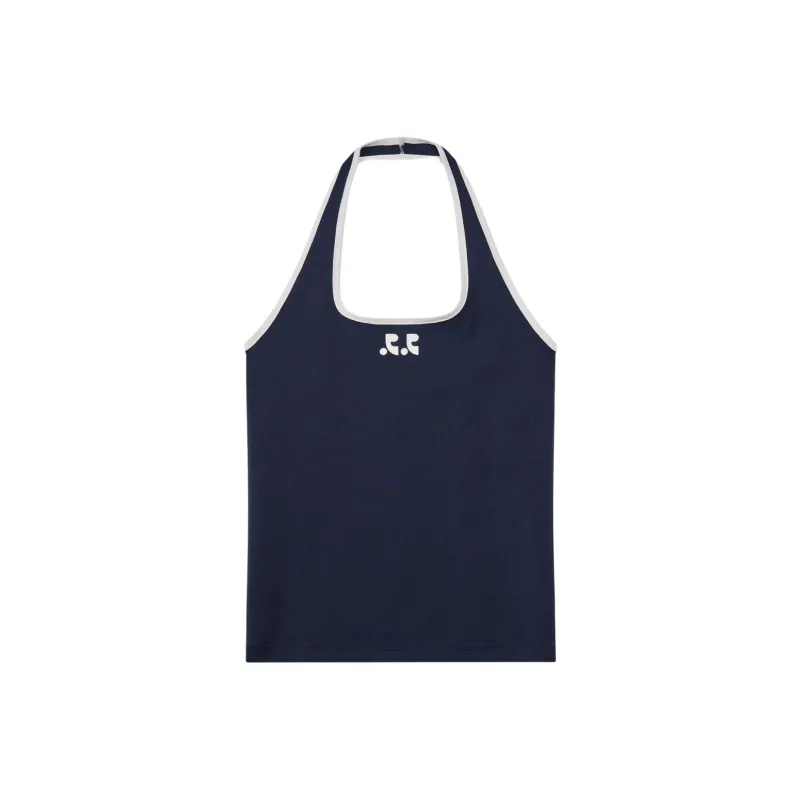 Rest&Recreation SS25 HALTER NECK SLEEVELESS Camisole Women's Marine Blue-0