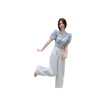 XIANSINIAO T Shirts Women's Blue