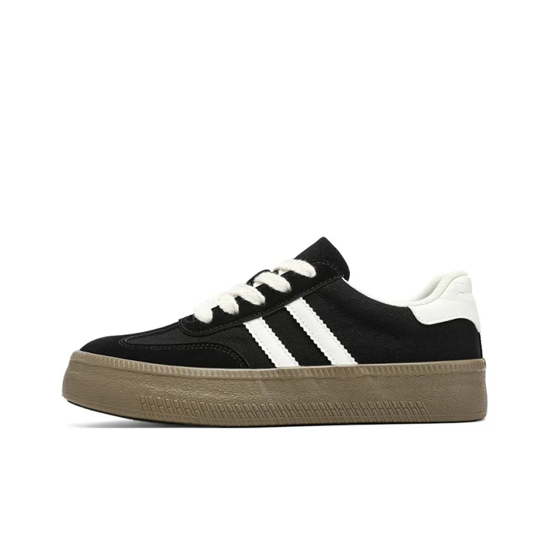 OUGLEMEN Slip Resistant, Abrasion Resistant, And Balanced Low Top Skateboard Shoes Men's-1