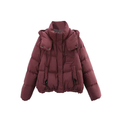 A Paradise For Awakening Down Jacket Women's Fuchsia