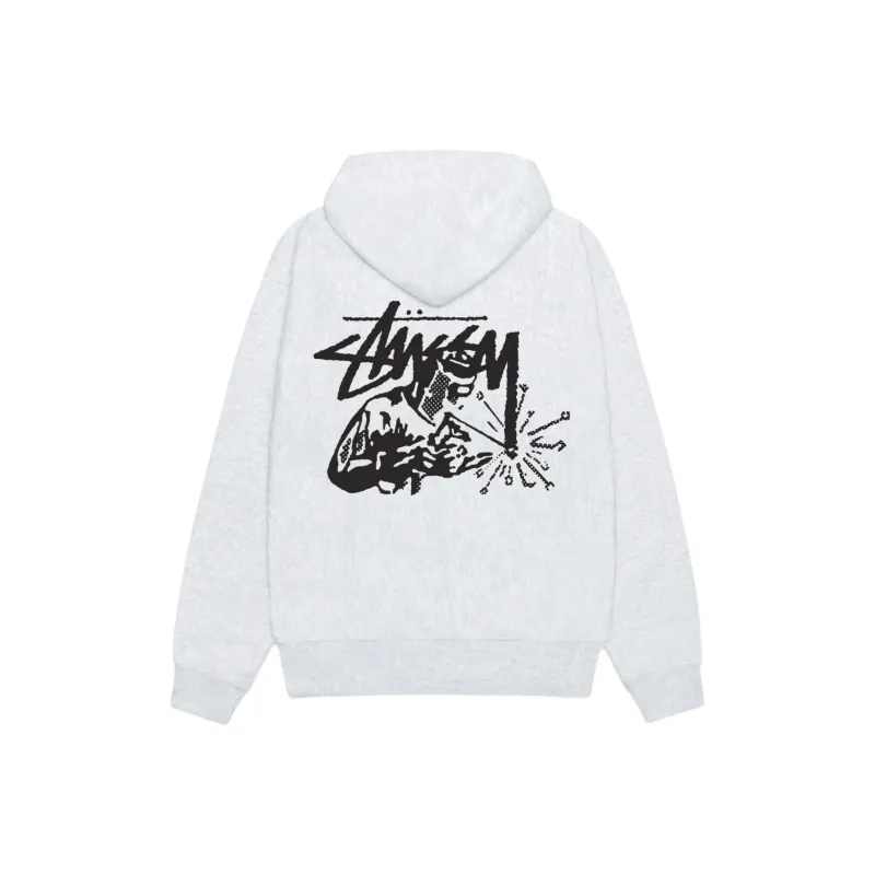 Stussy Welder Zip Hoodie-2
