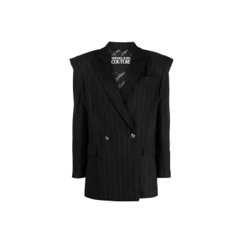 VERSACE JEANS COUTURE Double-breasted Notched-lapels Blazer