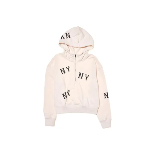 MLB New York Yankees Megagram Sweatshirt Women's Ecru