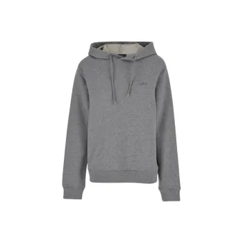 A.P.C Logo Embroidered Drawstring Hoodie