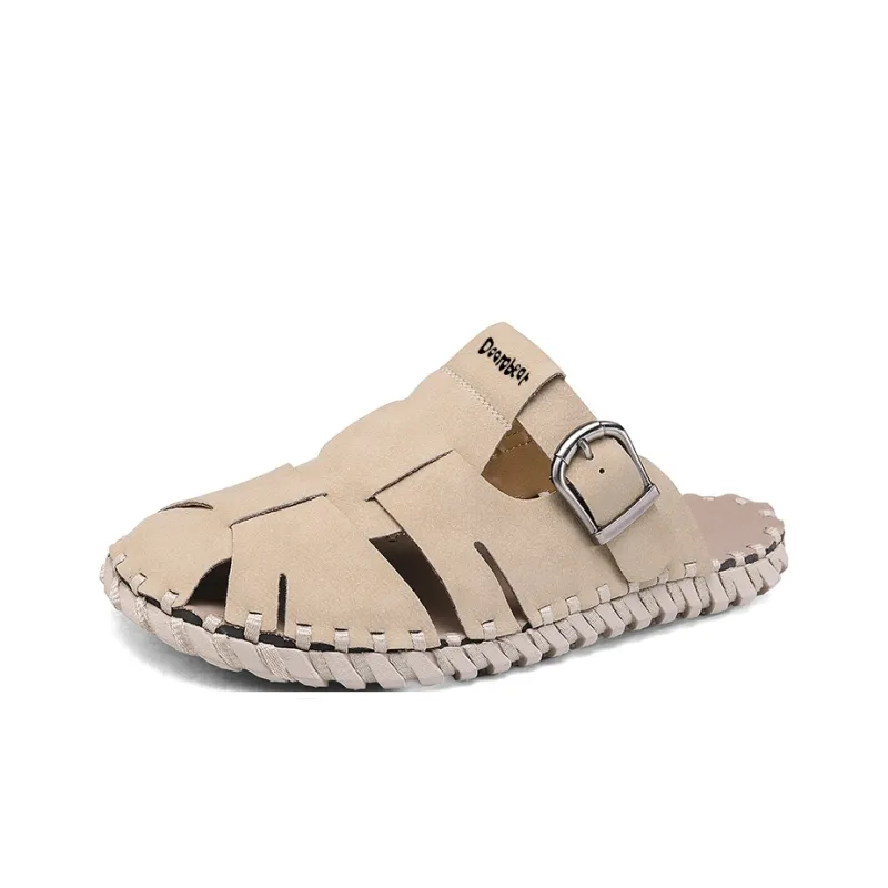 Budding Bear Abrasion Resistant Slip Resistant Closed Toe Slippers Men's-3