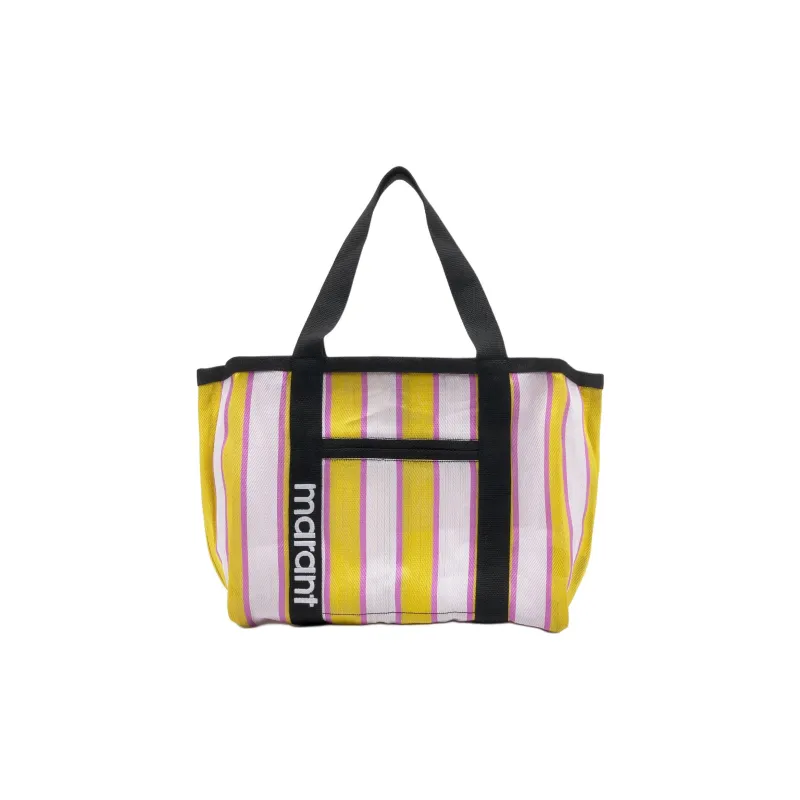 ISABEL MARANT Darwen Polyester Tote Bag, Shopping Bag, Handbag Women's Yellow-0