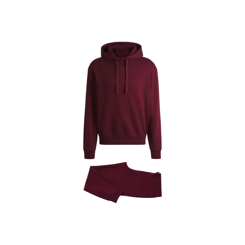 HUGO BOSS FW24 Casual Sportswear Men's Deep Red-0