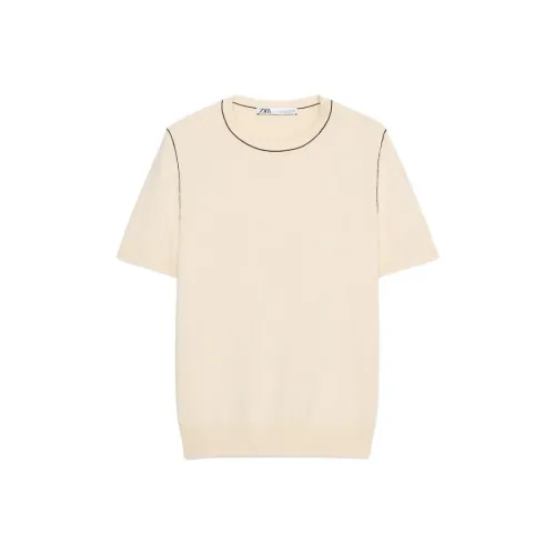 ZARA Knitwear Women's Raw White