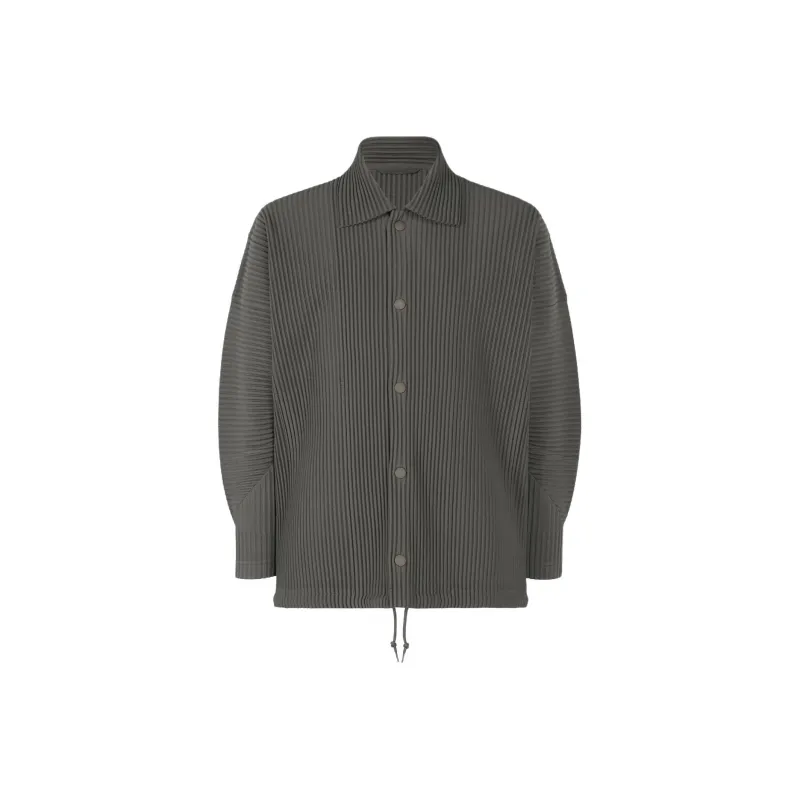 Homme Plissé Issey Miyake Mc March Jacket 'Charcoal Grey'-0