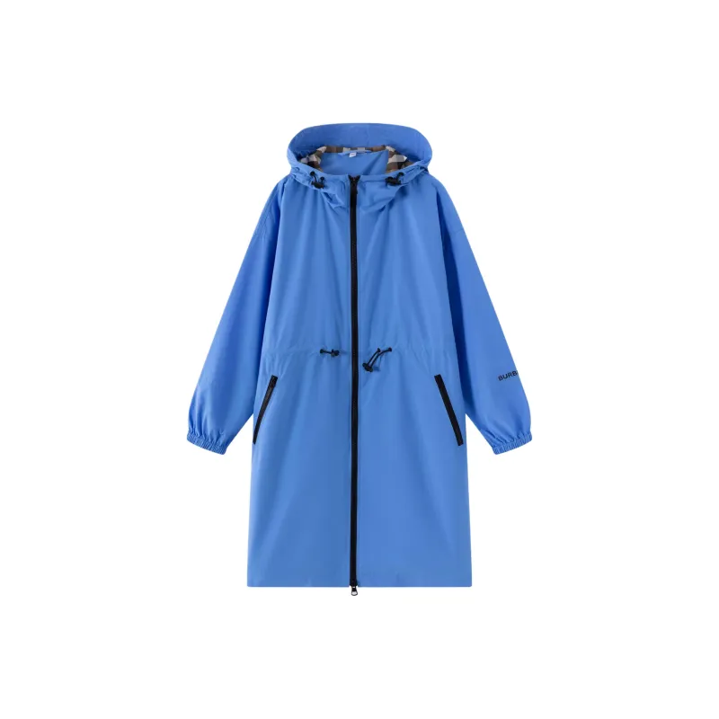 Burberry Trench Coat Unisex Sky Blue-0