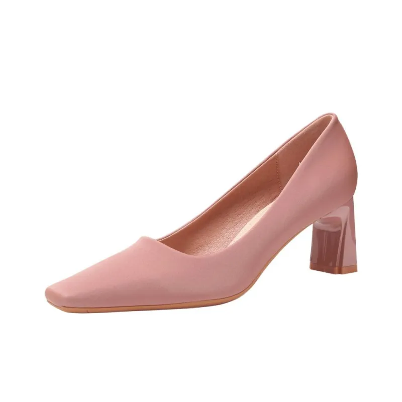 DAPHNE High Heels Women's Black/Green/Pink/Apricot-15