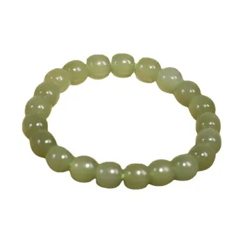 WUMZK Hetian Jade Bracelets Green Jade Unisex