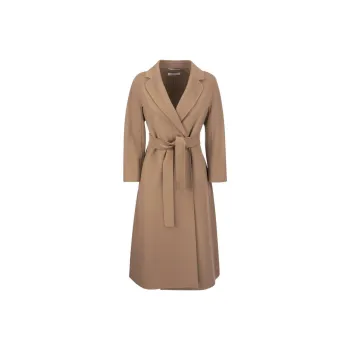 'S MAX MARA Nina Belted Long Sleeved Coat
